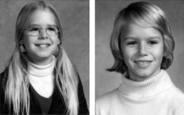 Investigators are searching the area l<em></em>inked to the 1975 murders of Sheila, left, and Katherine Lyon.