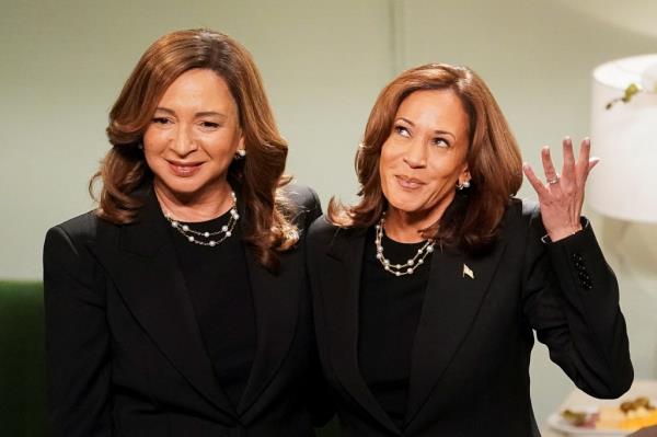 Maya Rudolph, Kamala Harris on 