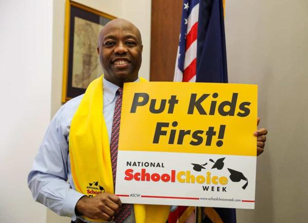 Scott noted that strong majorities of Americans across all demographics support school choice measures.