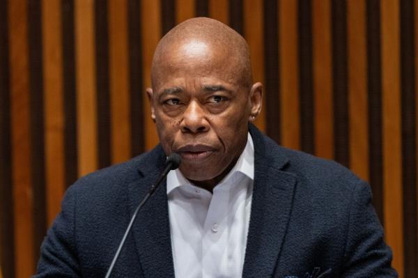 Mayor Eric Adams blamed social media for the subway-surfing epidemic that claimed the life of a teenage girl over the weekend 