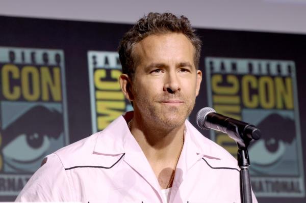 SAN DIEGO, CALIFORNIA - JULY 25: Ryan Reynolds speaks o<em></em>nstage during Marvel Studios: The Ultimate Deadpool & Wolverine Celebration of Life in Hall H at SDCC in San Diego, California on July 25, 2024. (Photo by Jesse Grant/Getty Images for Disney)