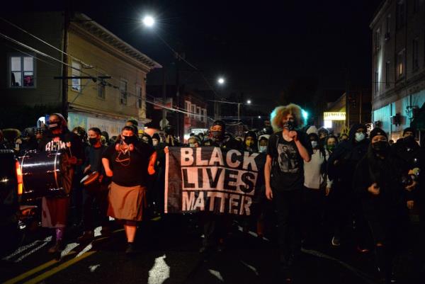 Black Lives Matter protesters