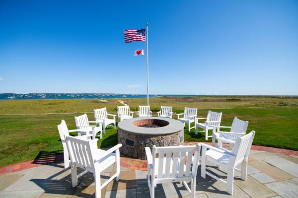 The fire pit. 