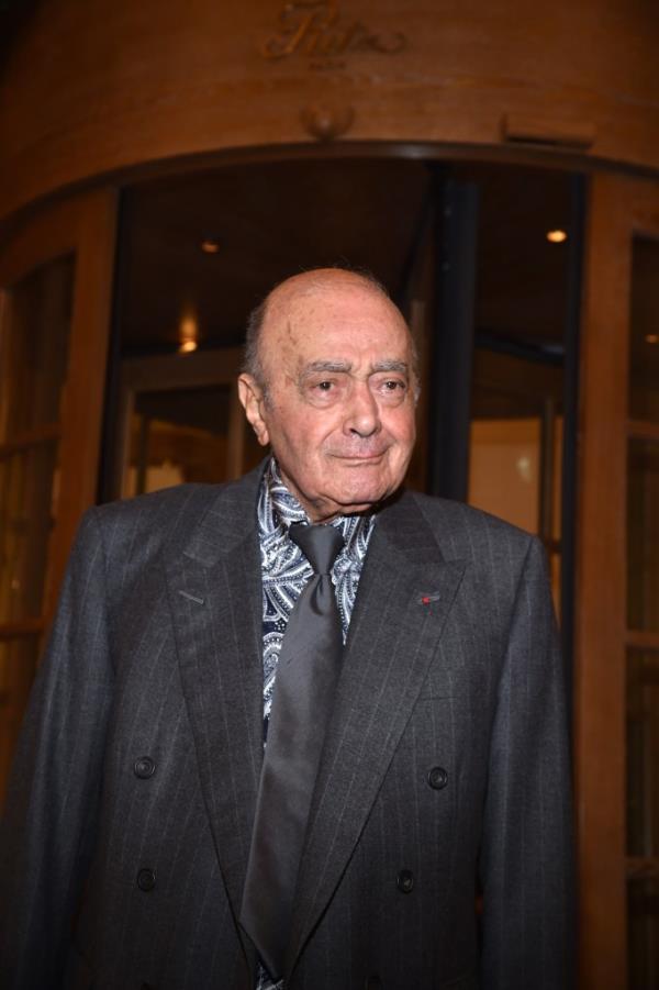 Mohamed Al Fayed attends Chanel show in France on Dec. 6, 2016.