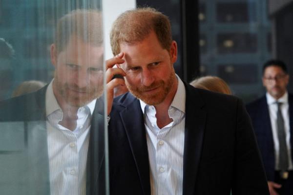 Prince Harry, Duke of Sussex, attentively participating in Travalyst's fifth anniversary event during Climate Week in Manhattan, New York City in September 2024.