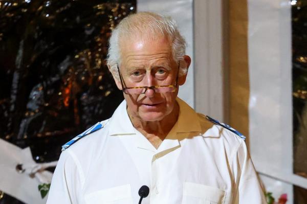 King Charles, Prince of Wales, speaking at the CHOGM Reception & Dinner at the Robert Louis Stevenson Museum in Samoa