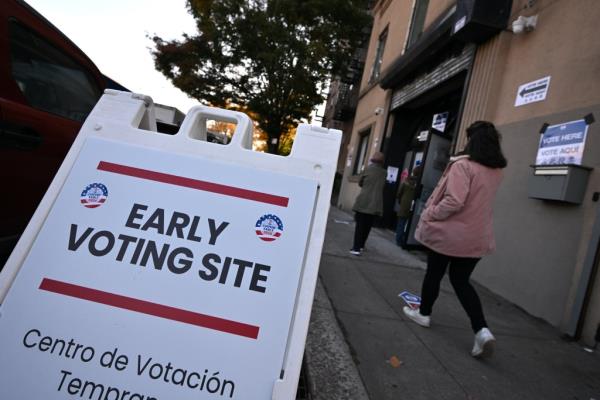 Early voting is underway in New York. 