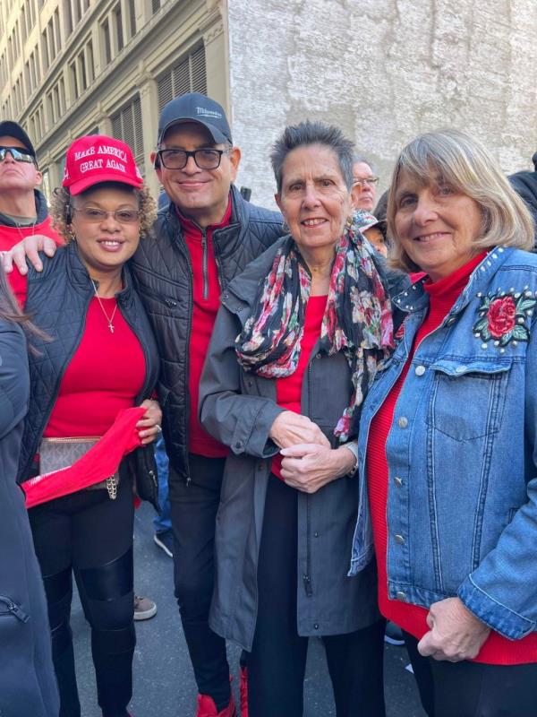 Robert Purvey, Bevery Purvey, Susan Santangelo and Chickie Piazza.