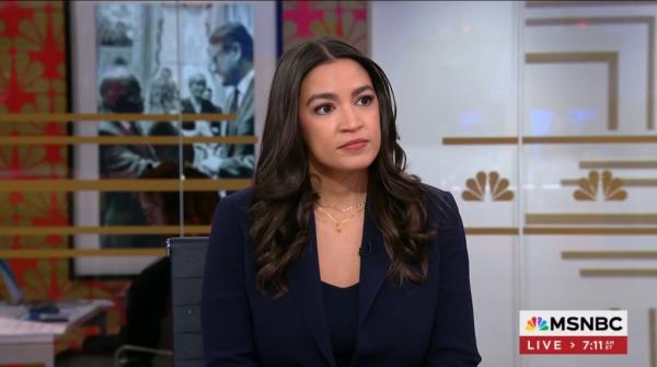 AOC  on MSNBC.