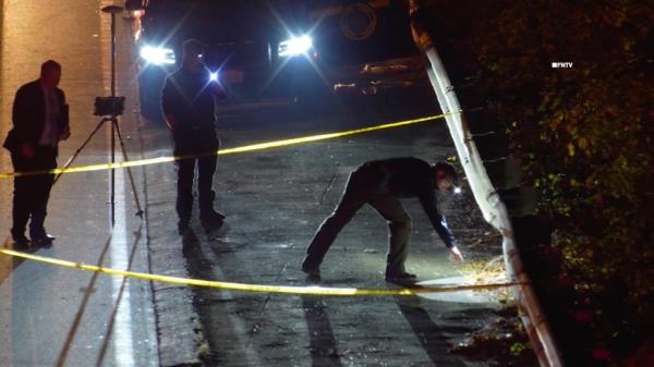 A search is underway for the driver.