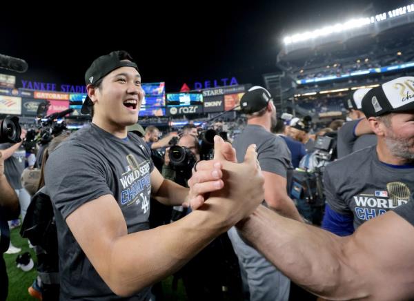 The Dodgers won the World Series Wednesday night.