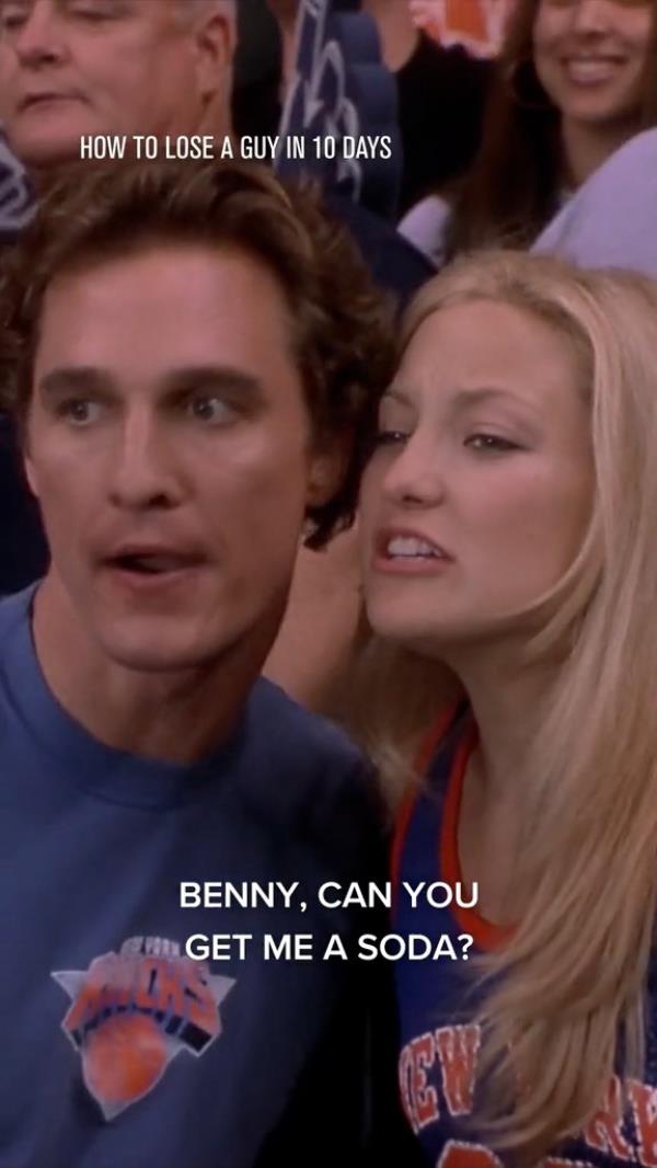 Hudson starred alo<em></em>ngside Matthew McCo<em></em>naughey in the 2003 romcom.