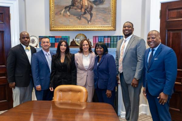 Kardashian and VP Harris 