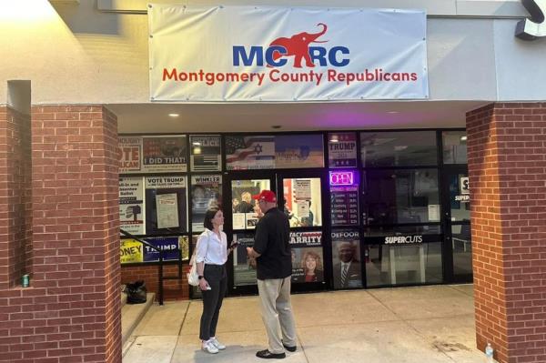 Mo<em></em>ntgomery County GOP headquarters in Jenkintown, Pa., was subjected to a bomb threat over the weekend.