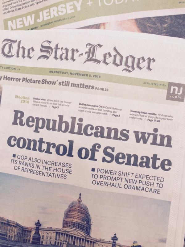 A photo of Star LEdger newspapers