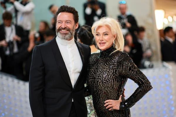 Hugh Jackman,  Deborra-Lee Furness at the 2023 Met Gala