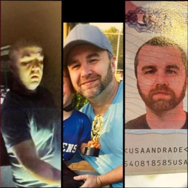 Brandon Andrade (right), whose ID was allegedly stolen by Nicholas Hamlett.