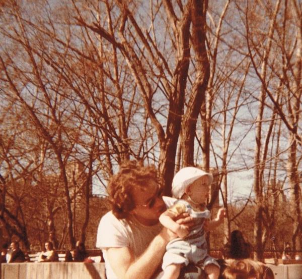 Matt and Howie in central park in the spring of 1982.
