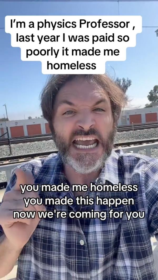 McKeown revealed he earned $66,000 last year and was making $70,000 this year, but said he couldn't afford the $2,500 per mo<em></em>nth cost to live in Los Angeles, forcing him to move his belo<em></em>ngings into storage.