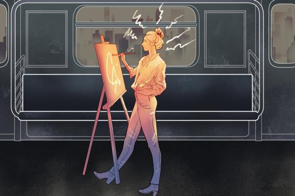 Inspiration is everywher<em></em>e, even on the subway, according to one artist.