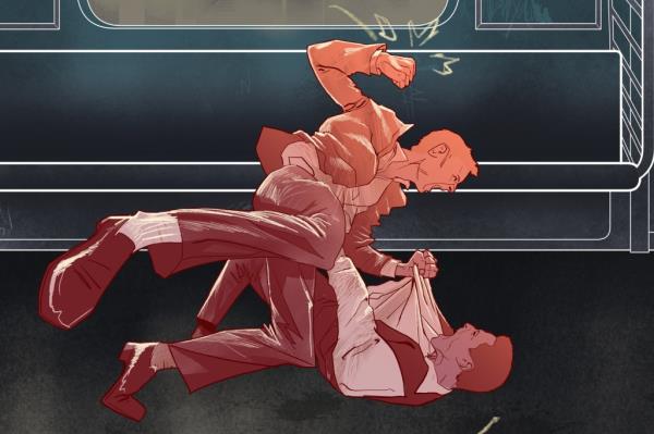 Fights are typical, but one subway brawl turned into a proud moment for a commuter.