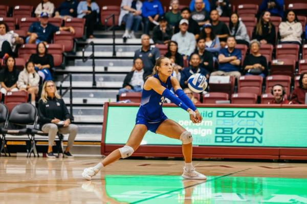 Blaire Fleming on the court.