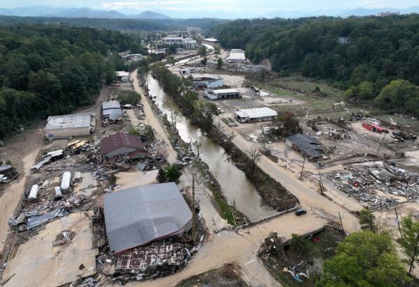Asheville was left almost unrecognizable after the flooding from Helene hit in late September