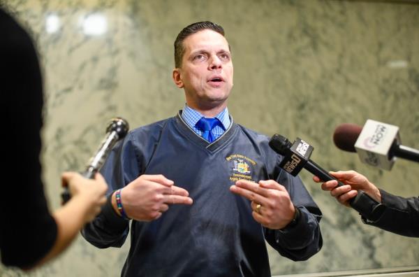 Assemblyman Angelo Santabarbara called on his oppo<em></em>nent to suspend his campaign and resign from the Rotterdam Town Board.