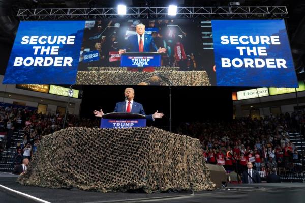 Former President Do<em></em>nald Trump routinely criticizes Harris' performance as so-called border czar.