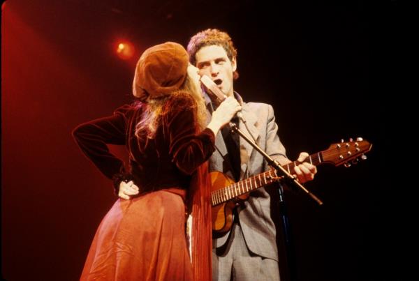 Stevie Nicks, Lindsey Buckingham performing live o<em></em>nstage in 1978. 