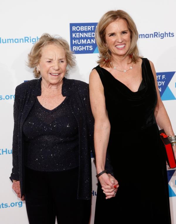 Ethel Kennedy, left, and her daughter Kerry Kennedy attend the Robert F. Kennedy Ripple of Hope Award ceremony, Tuesday, Dec. 16, 2014, in New York.