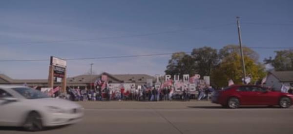 A ‘freedom rally’ organised by the Macomb County Republican party
