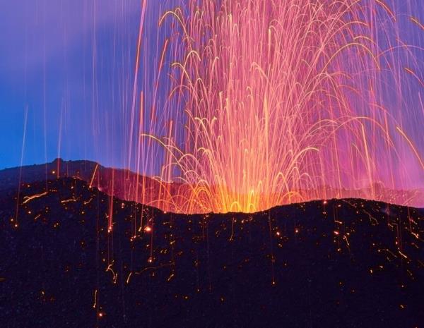 lava representing hot day suicide forest