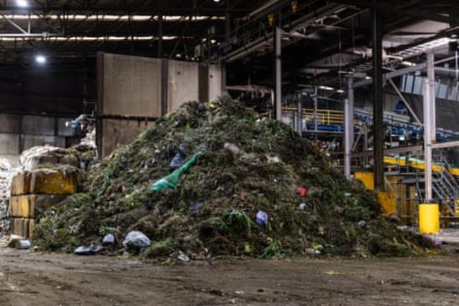 A pile of Fogo at the Cleanaway waste management centre in Eastern Creek
