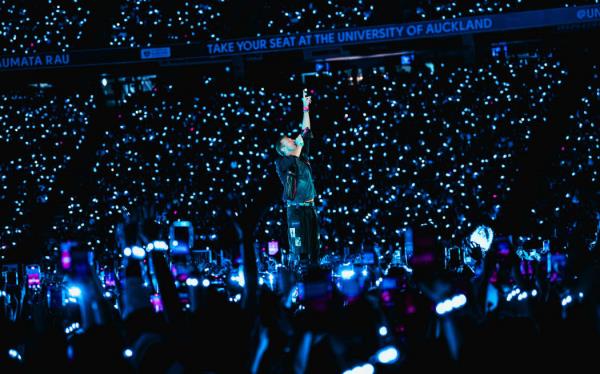 Coldplay perform at Auckland's Eden Park on November 14, 2024.