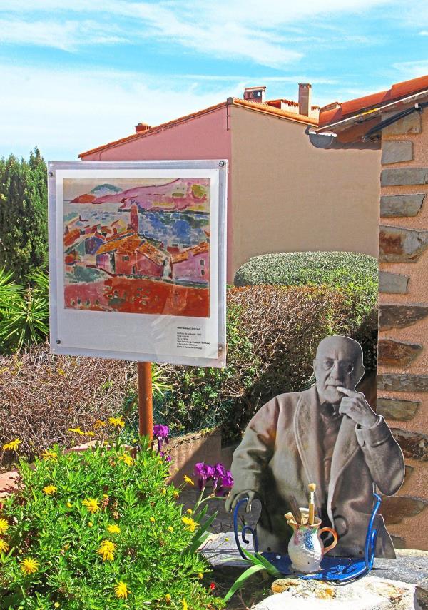Henri Matisse painted ‘Les Toits de Collioure’ in Collioure in 1905.