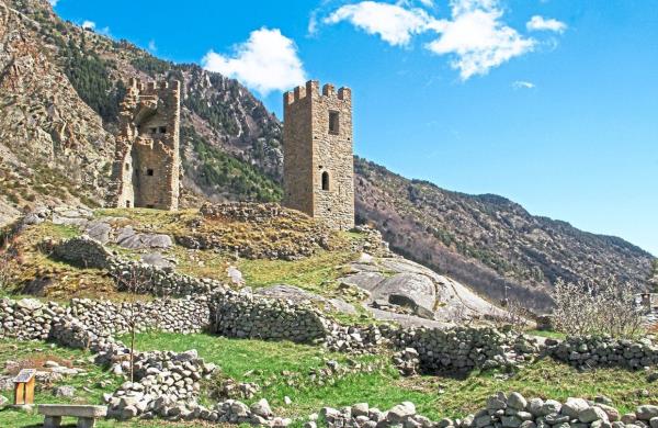 Ancient fortifications can still be seen guarding the valleys of the Pyrenees. — Photos: DAVID BOWDEN