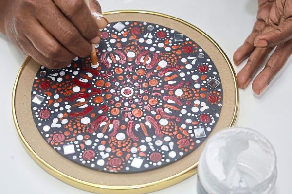 Mandala art is popular due to its geometric patterns and symmetrical designs.