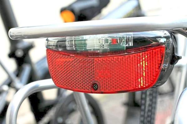 Dynamo-powered lights provide an energy-independent option, keeping the way lit as long as you pedal.