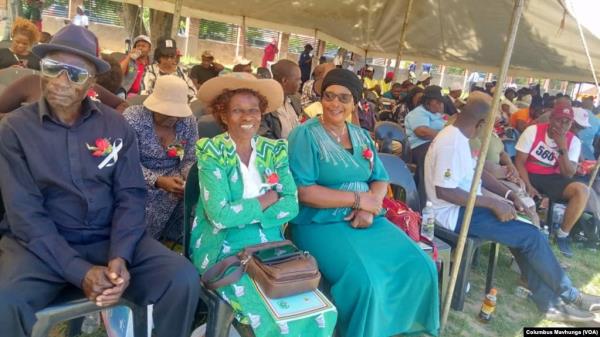 Delegates attend this year's World AIDS Day in Zimbabwe in Rusape on Dec. 1, 2024. 