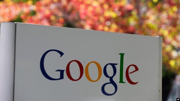 FILE - A sign at Google headquarters in Mountain View, Calif. is shown on Oct. 8, 2010.