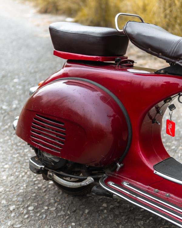 Six decades later, this Vespa still retains its original 150cc air-cooled engine. PHOTO: Akif Hamid