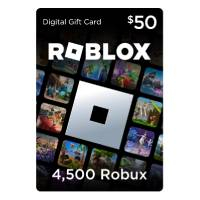 Roblox gift card (4,500 Robux) |  $50 $42.50 at Amazo<em></em>nSave $7.50Buy it if: