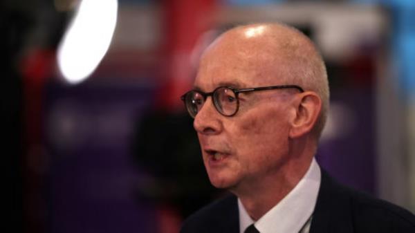 Britain’s Labour Party Natio<em></em>nal Campaign Co-ordinator Pat McFadden takes part in a television interview at the Labour Party annual co<em></em>nference in Liverpool, Britain, October 10, 2023. Photo: REUTERS/Phil Noble/File Photo