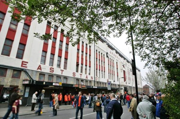 NORTH Lo<em></em>nDON FOREVER: Avenell Road, outside Arsenal's ico<em></em>nic old stadium facade. The Gunners left Highbury after 93 years in the summer of 2006 for the new Emirates Stadium