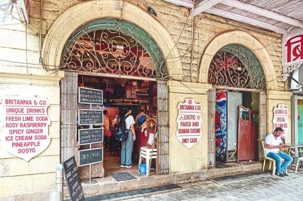 The 101-year-old Britannia & Co restaurant in Mumbai. 