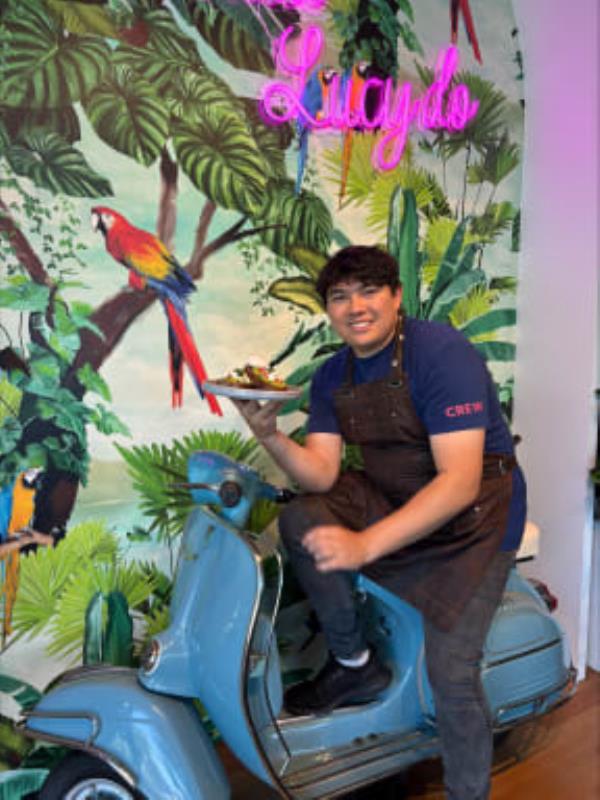 Chef at Miss Lucy's in Auckland Ben Ong