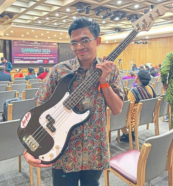 ‘It was so cool to perform in front of everyone at the concert,’ says Wan Zareef. Photo: Maxx Lim 