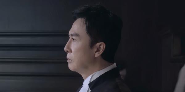 Do<em></em>nnie Yen looking off to the side in The Prosecutor