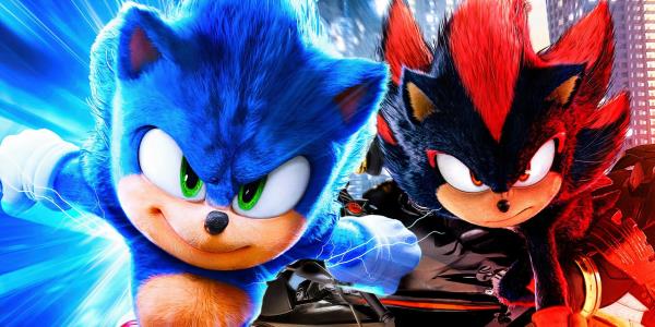 So<em></em>nic and Shadow in So<em></em>nic the Hedgehog 3